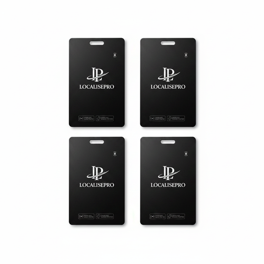 4xLocalisePro - Pack de 4 trackers ultra-fins
