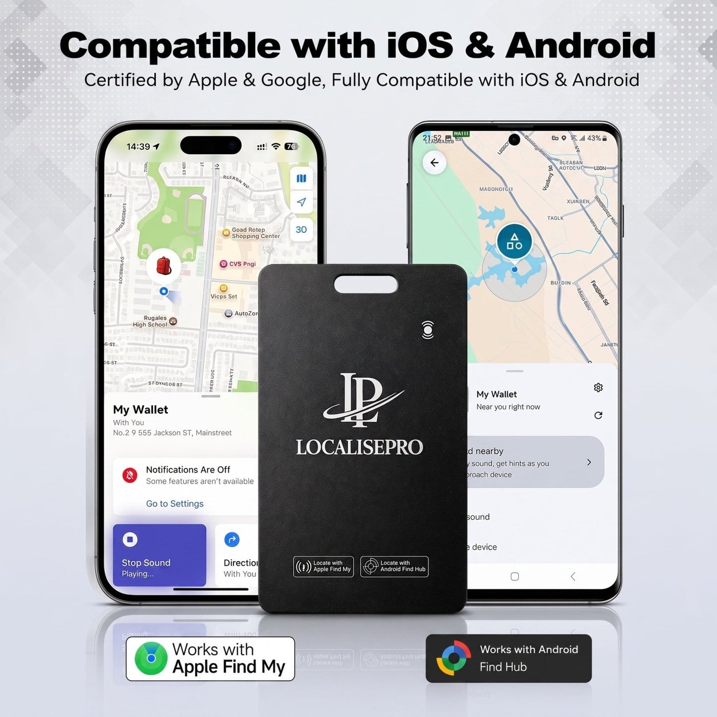 LocalisePro Card: the 1.8mm Ultra-Thin Smart Wallet Tracker - Localisepro