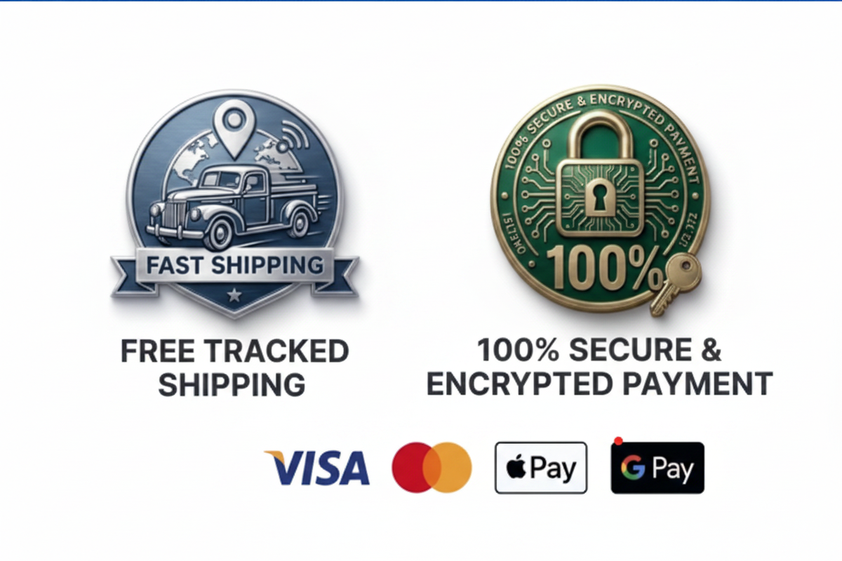 Trust badges fond blanc